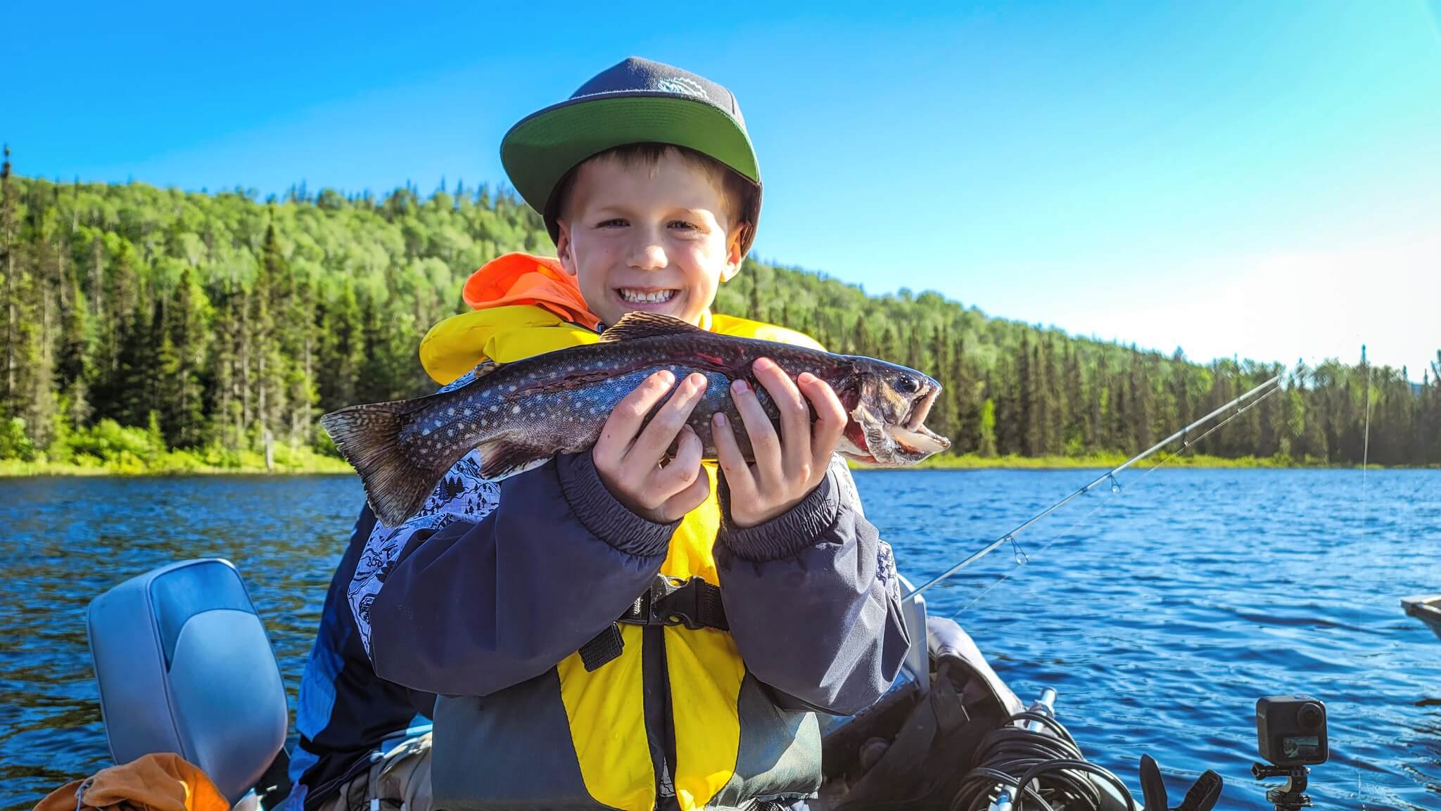 Alexandre, co-animateur à l'émission de pêche Leurre Juste