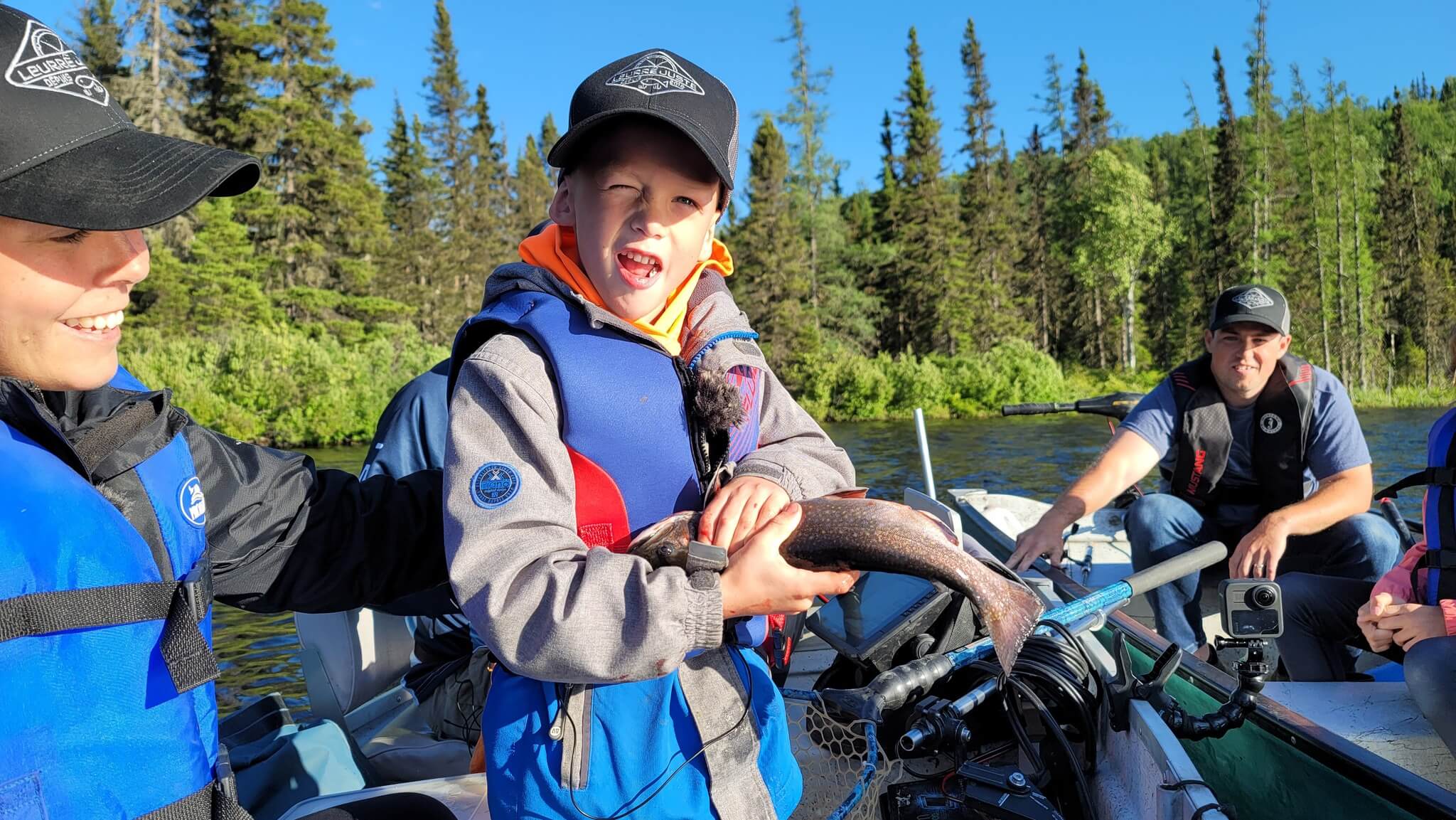 Alexandre, co-animateur à l'émission de pêche Leurre Juste